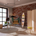 MOTH INTO THE LIGHT Painel Decorativo Prancha de Surf