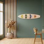 MOTH INTO THE LIGHT Painel Decorativo Prancha de Surf