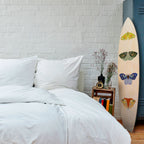 MOTH INTO THE LIGHT Painel Decorativo Prancha de Surf