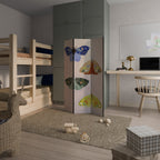 MOTH INTO THE LIGHT Biombo Decorativo de 3 Painéis