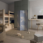 SLOWLY FLOAT Biombo Decorativo de 3 Painéis