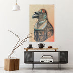 FEATHERED FASHIONISTA Poster Vertical Autocolante