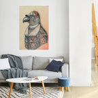 FEATHERED FASHIONISTA Poster Vertical Autocolante