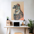 FEATHERED FASHIONISTA Poster Vertical Autocolante