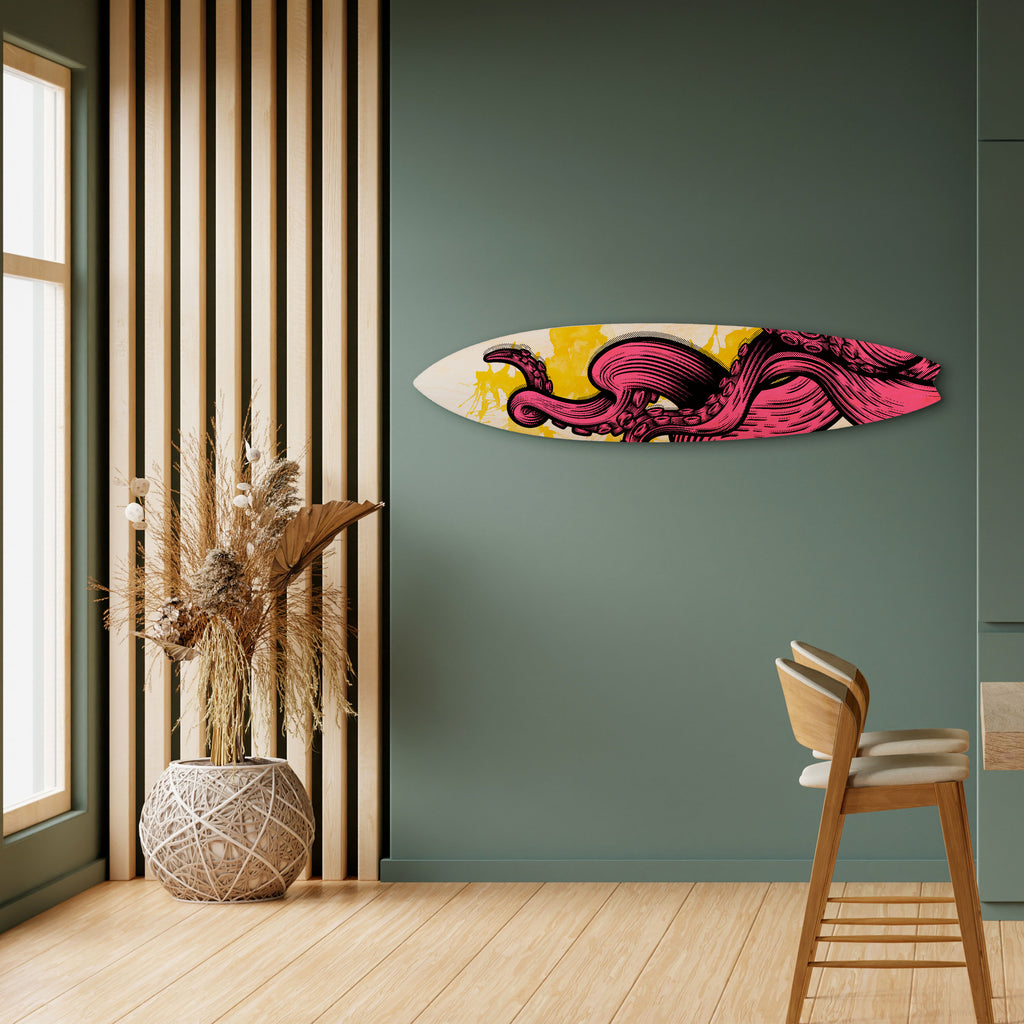 TENTACKLES DANCE Surfboard Decorative Panel