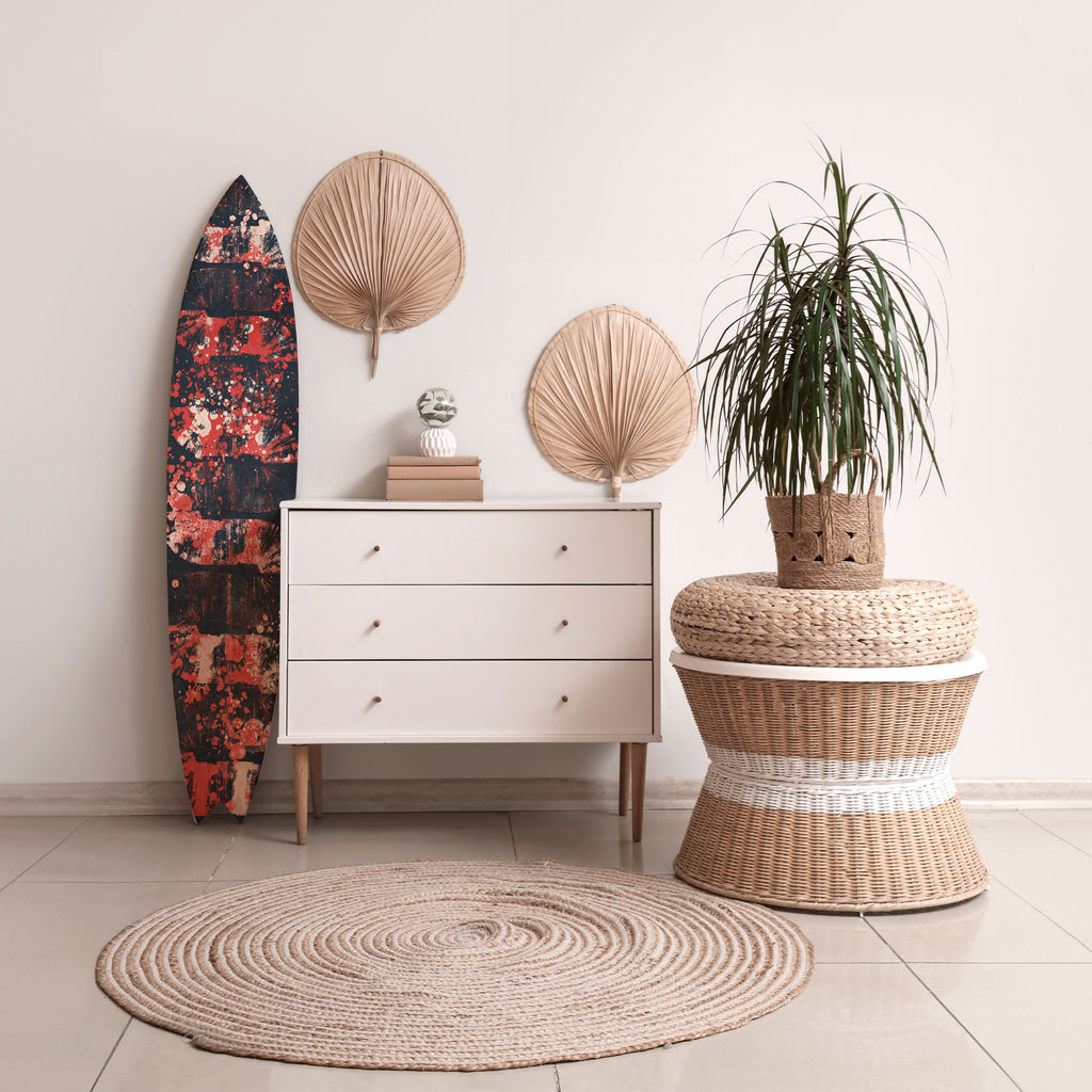 SPLASHED SONATA Decorative Plywood Surfboard