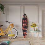 SPLASHED SONATA Decorative Plywood Surfboard