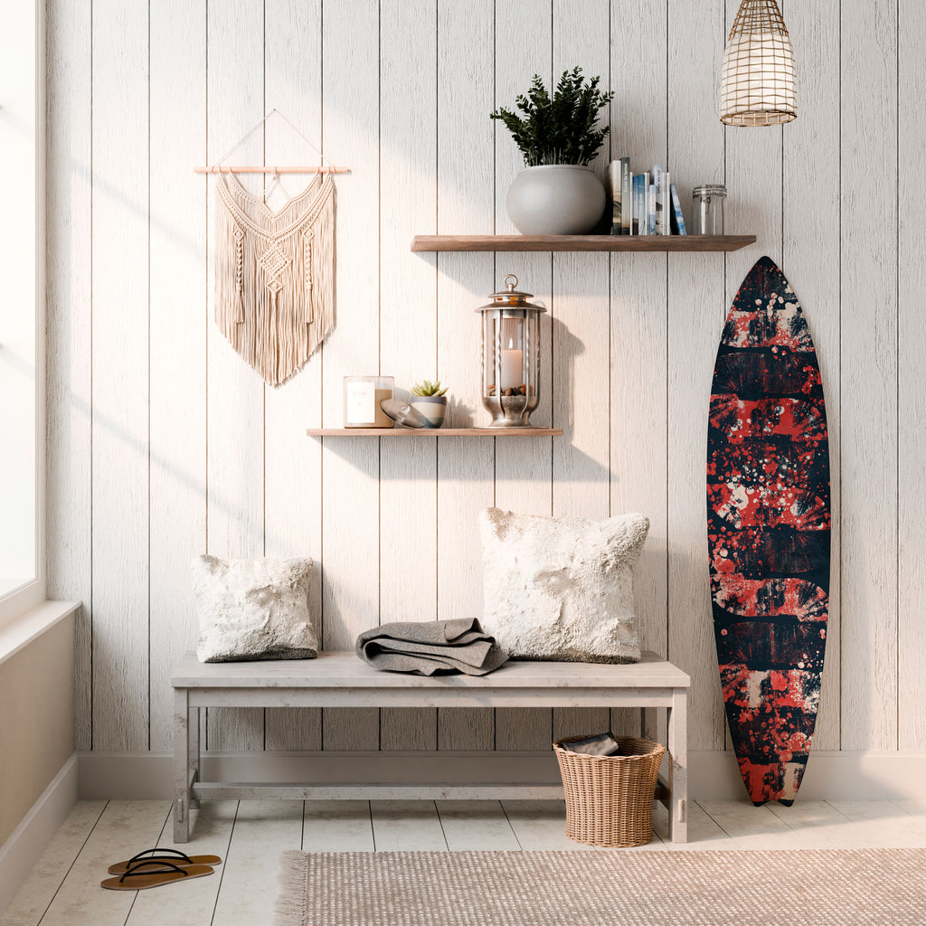 SPLASHED SONATA Decorative Plywood Surfboard