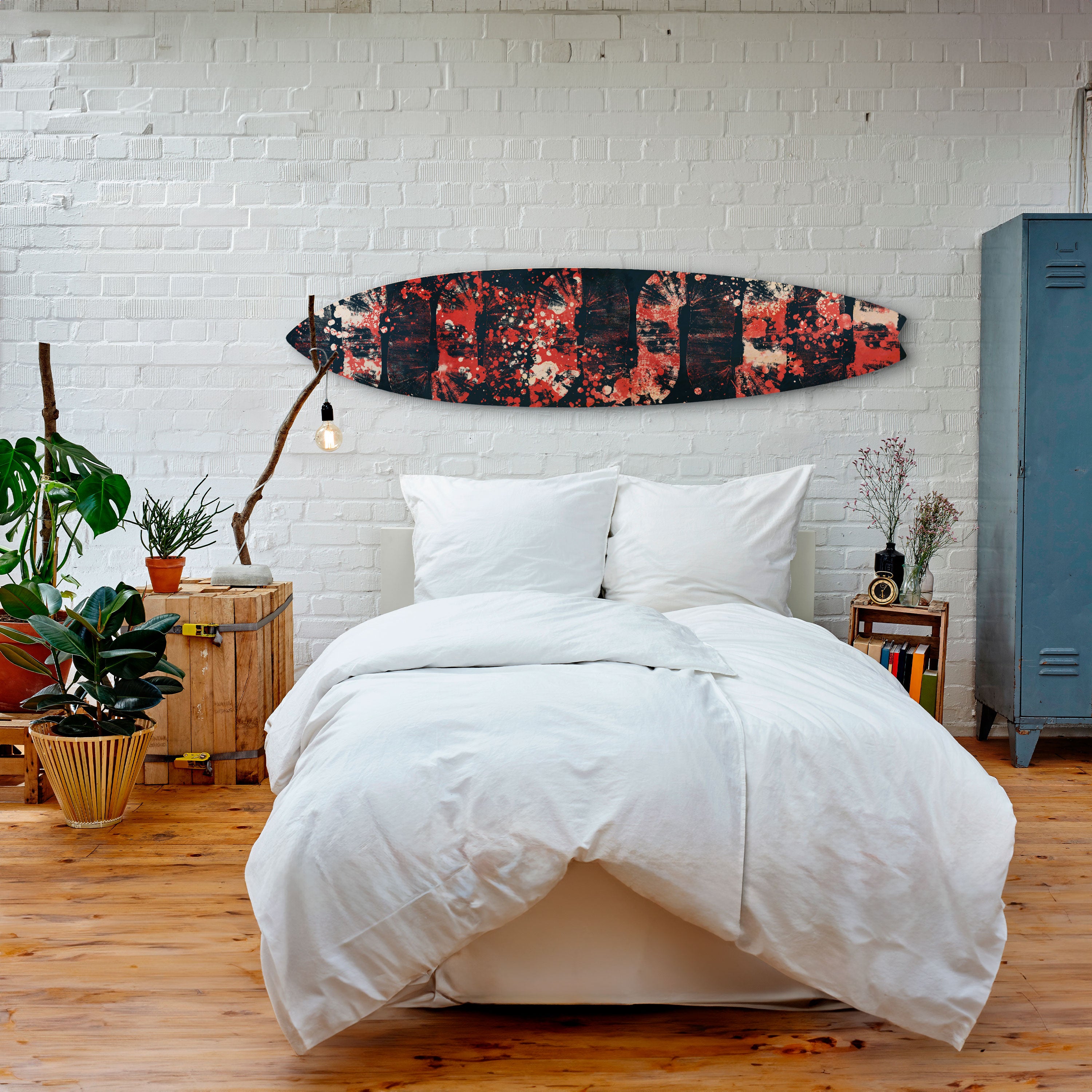 SPLASHED SONATA Decorative Plywood Surfboard