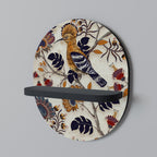 EMINENT HOOPOE Prateleira Oval Decorativa em Acabamento Preto