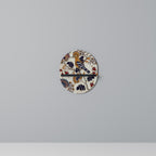 EMINENT HOOPOE Prateleira Oval Decorativa em Acabamento Preto