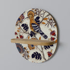 EMINENT HOOPOE Prateleira Oval Decorativa em Efeito Carvalho