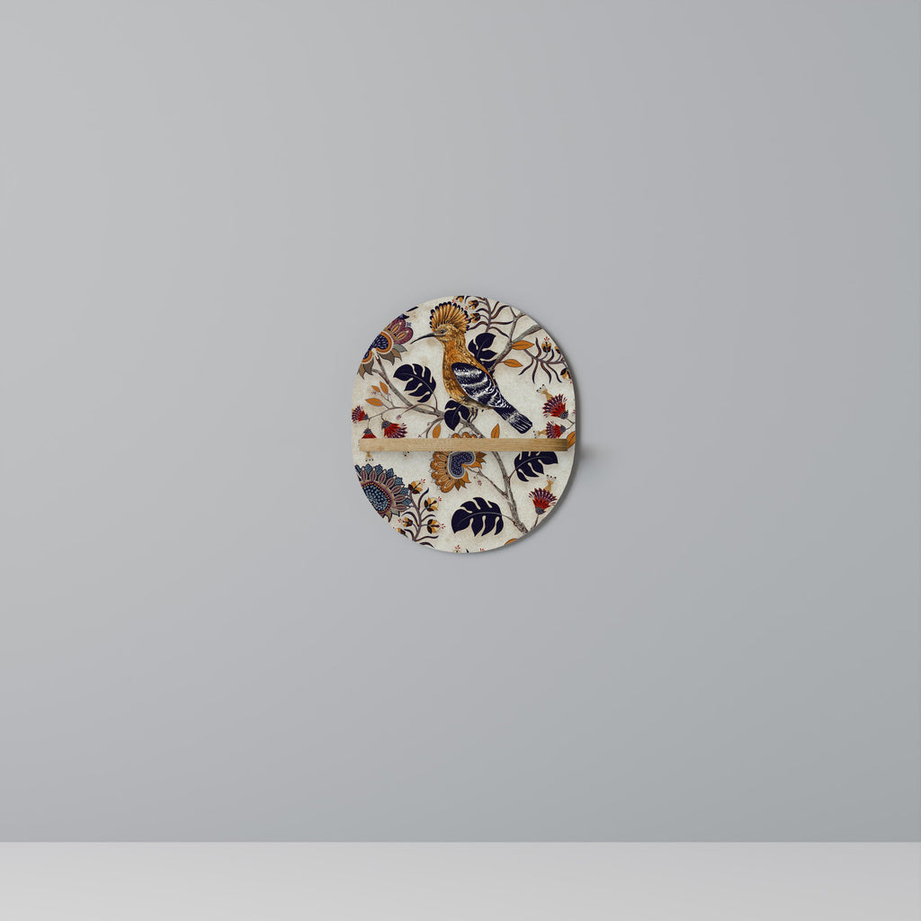 EMINENT HOOPOE Prateleira Oval Decorativa em Efeito Carvalho