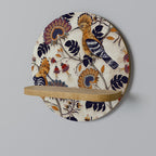 EMINENT HOOPOE Prateleira Redonda Decorativa em Efeito Carvalho