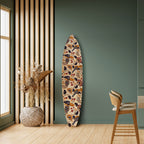 EMINENT HOOPOE Prancha de surf decorativa em contraplacado
