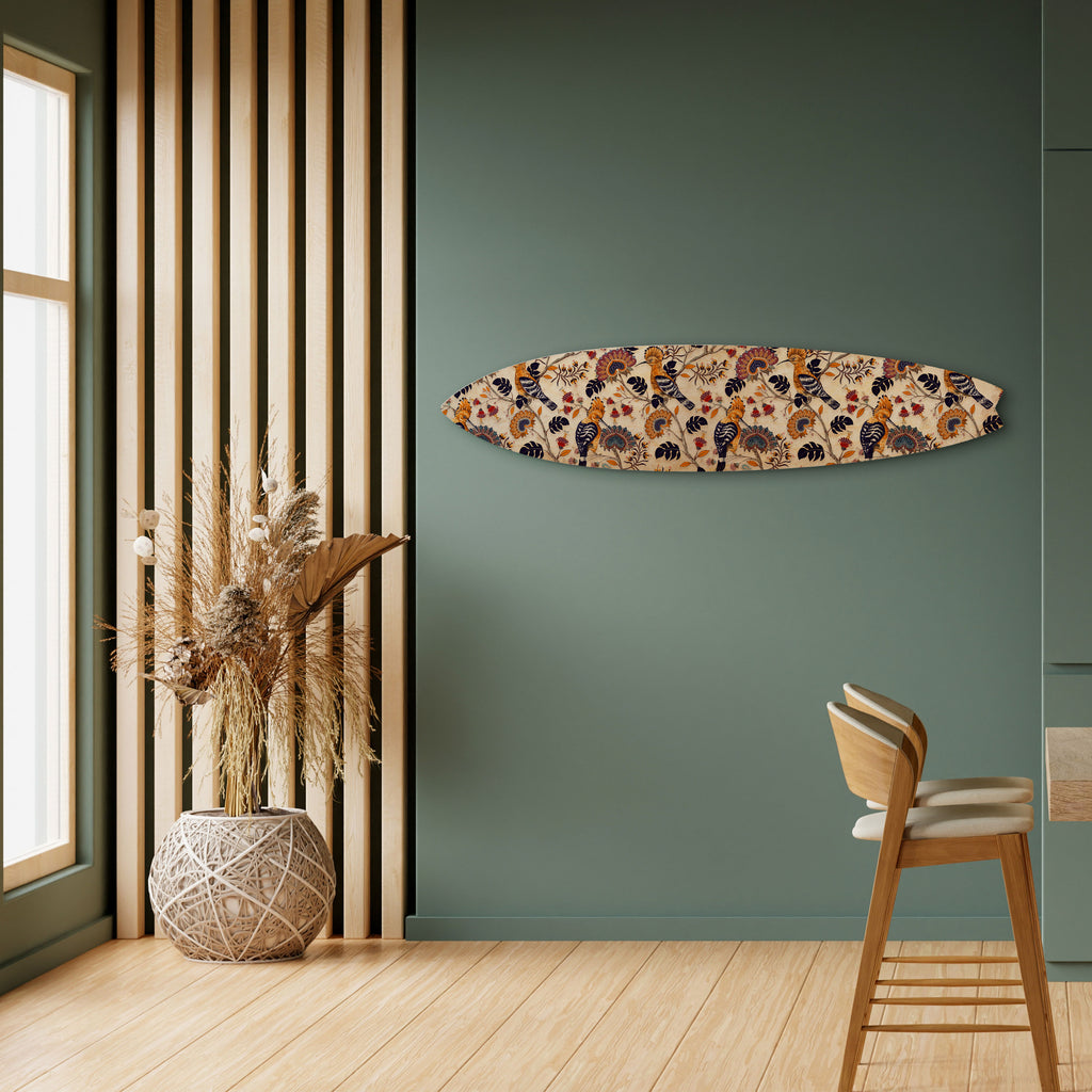 EMINENT HOOPOE Prancha de surf decorativa em contraplacado