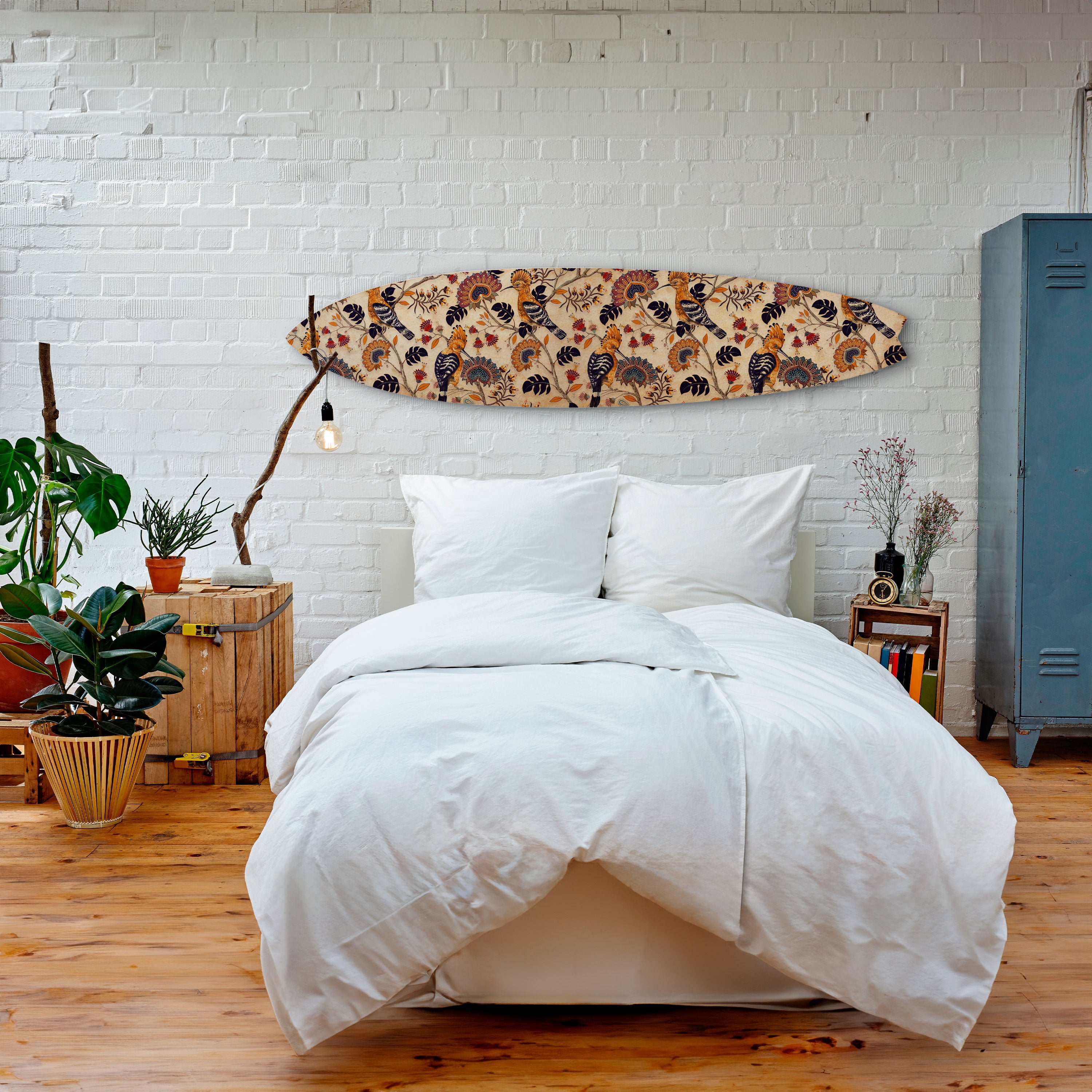 EMINENT HOOPOE Prancha de surf decorativa em contraplacado