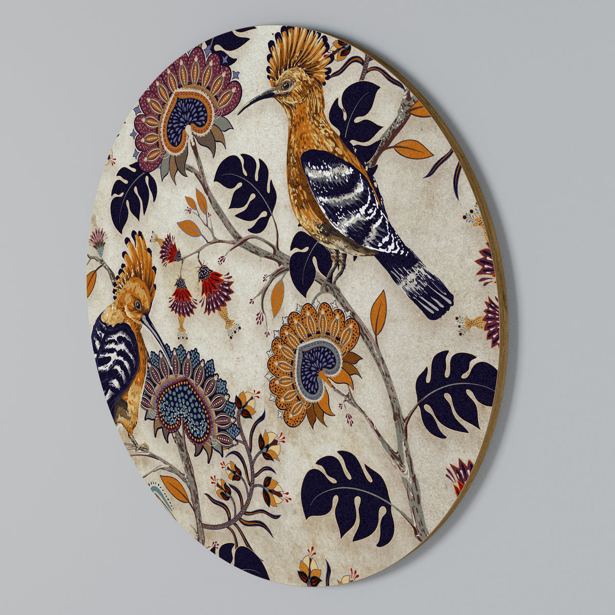 EMINENT HOOPOE Round Wall Art