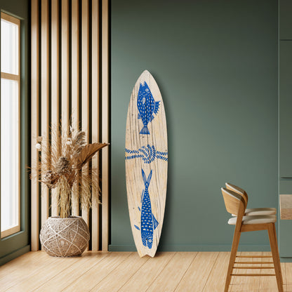 MARINE CREATURES Painel Decorativo Prancha de Surf