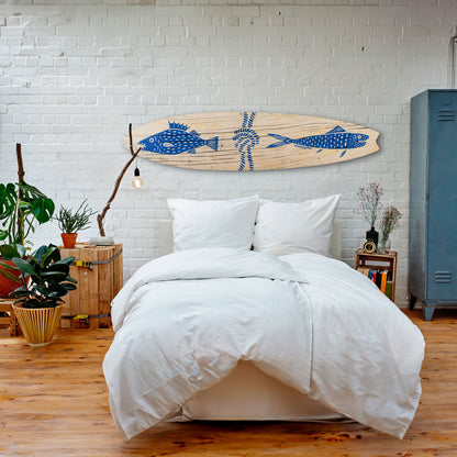 MARINE CREATURES Painel Decorativo Prancha de Surf