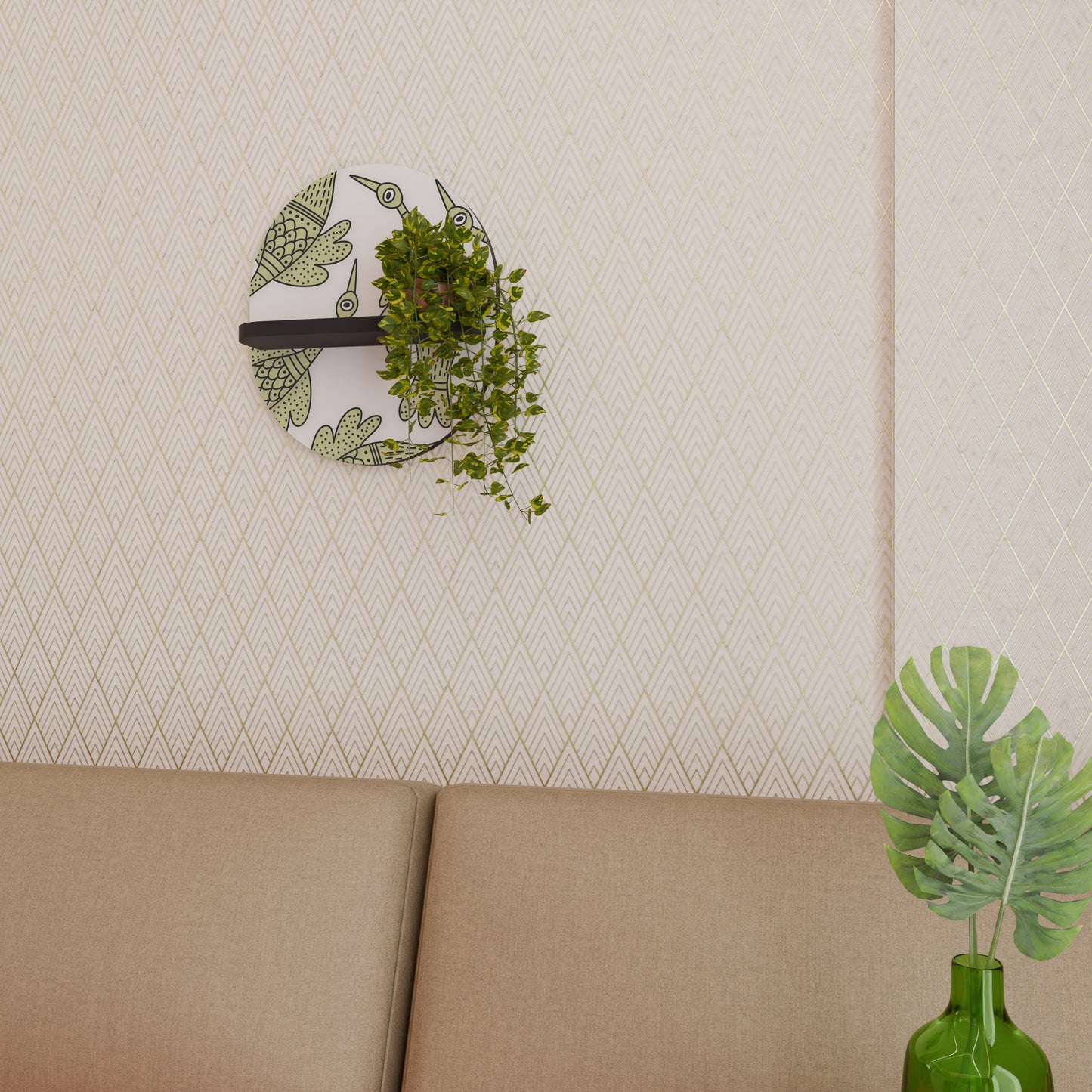SEEDLING SONGBIRD Art Shelf