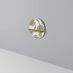 SEEDLING SONGBIRD Prateleira Oval Decorativa em Efeito Carvalho