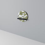 SEEDLING SONGBIRD Prateleira Redonda Decorativa em Acabamento Preto