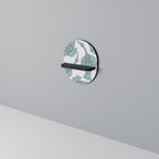 WATERSPOUT SONGIBIRD Prateleira Oval Decorativa em Acabamento Preto