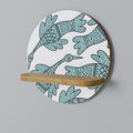 WATERSPOUT SONGIBIRD Prateleira Redonda Decorativa em Efeito Carvalho