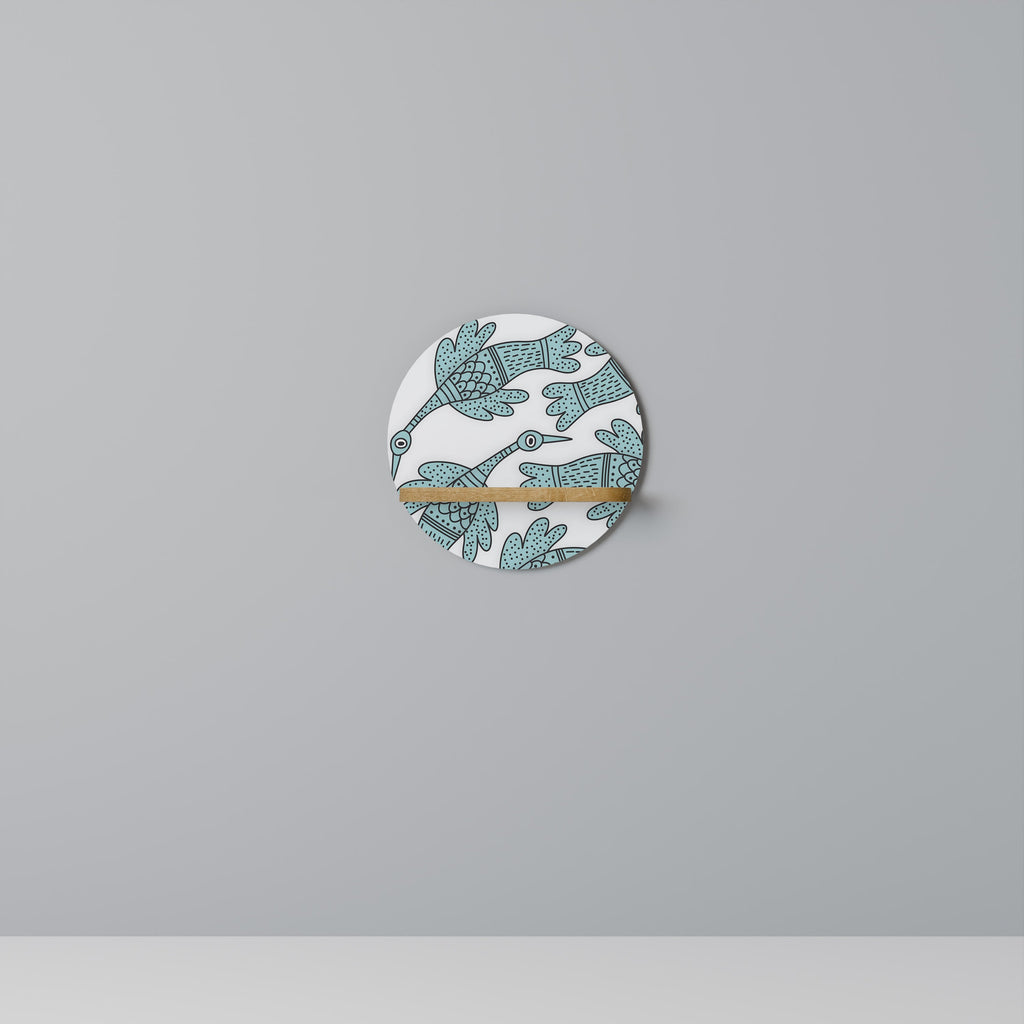 WATERSPOUT SONGIBIRD Prateleira Redonda Decorativa em Efeito Carvalho