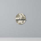 ALMONDINE SONGBIRD Prateleira Oval Decorativa em Acabamento Preto