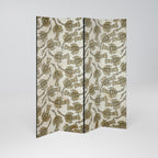 ALMONDINE SONGBIRD Decorative 4-Panel Room Divider