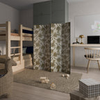 ALMONDINE SONGBIRD Decorative 4-Panel Room Divider