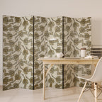 ALMONDINE SONGBIRD Decorative 6-Panel Room Divider