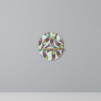 INDIAN FISH Prateleira Oval Decorativa em Efeito Carvalho