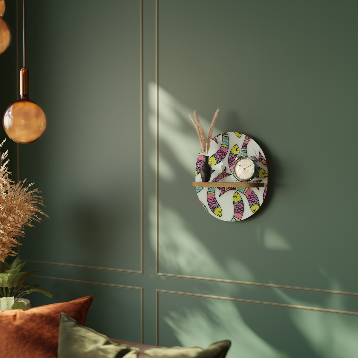 INDIAN FISH Prateleira Artística