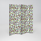 INDIAN FISH Biombo Decorativo de 4 Painéis