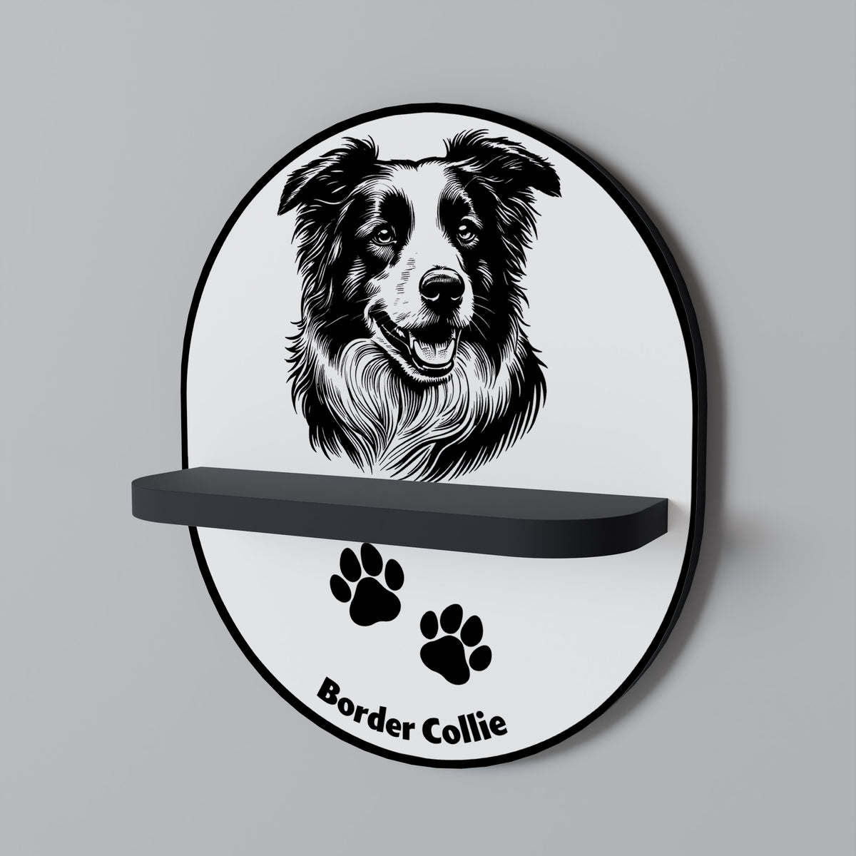 BORDER COLLIE Prateleira Artística