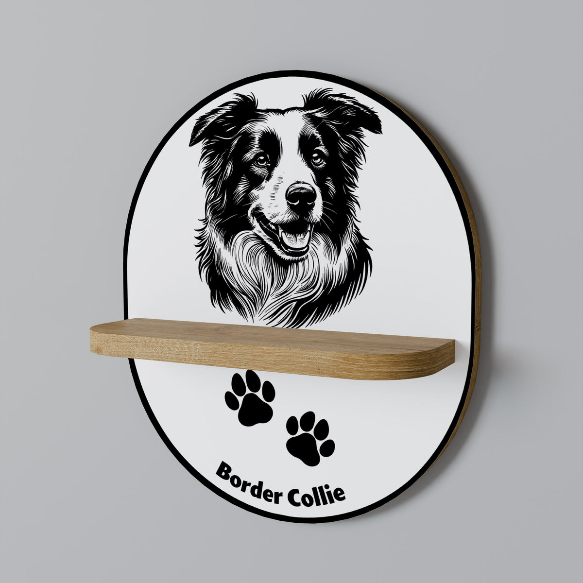 BORDER COLLIE Prateleira Artística