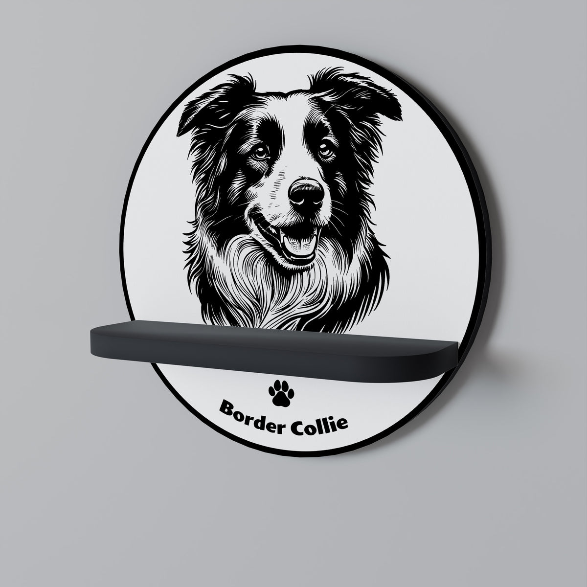 BORDER COLLIE Prateleira Artística