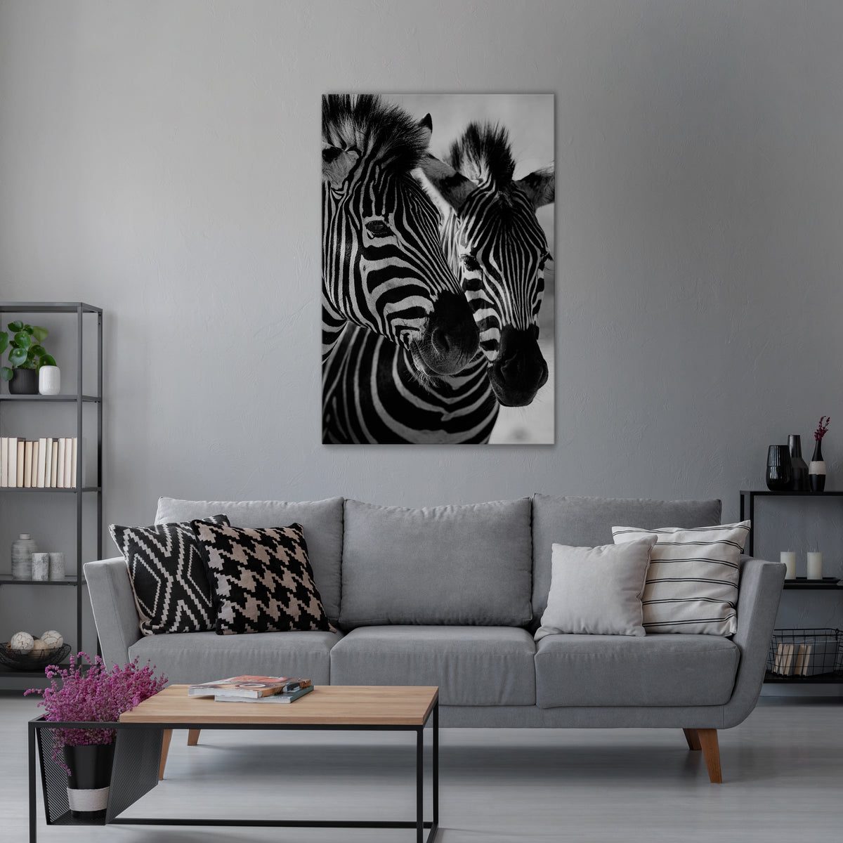 STRIPED SYMPHONY Quadro em tela vertical