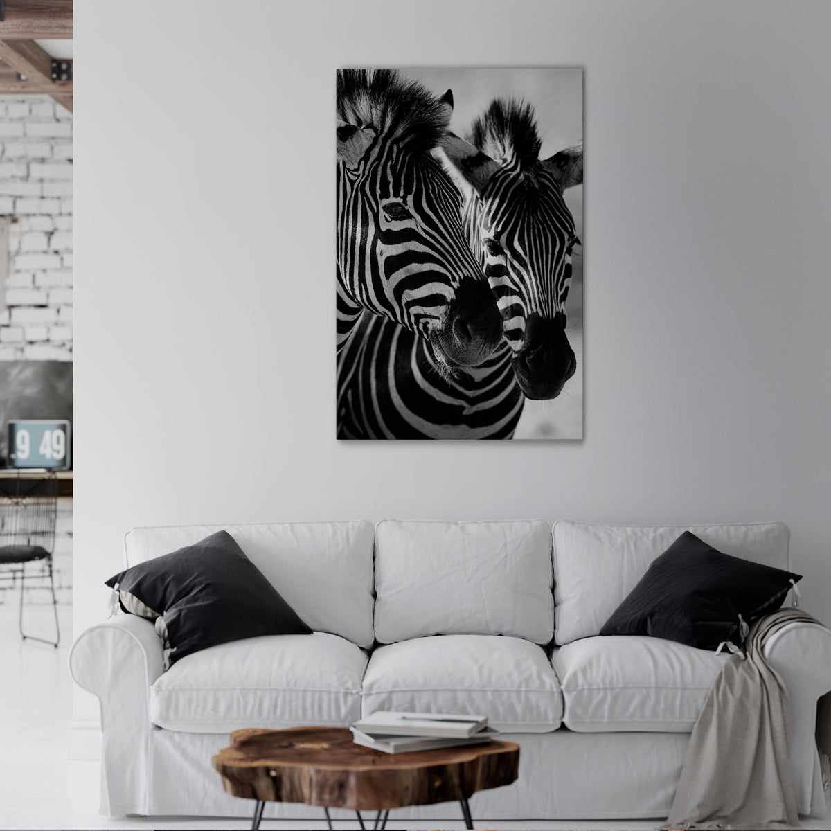 STRIPED SYMPHONY Quadro em tela vertical