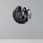 STRIPED SYMPHONY Quadro Redondo Decorativo