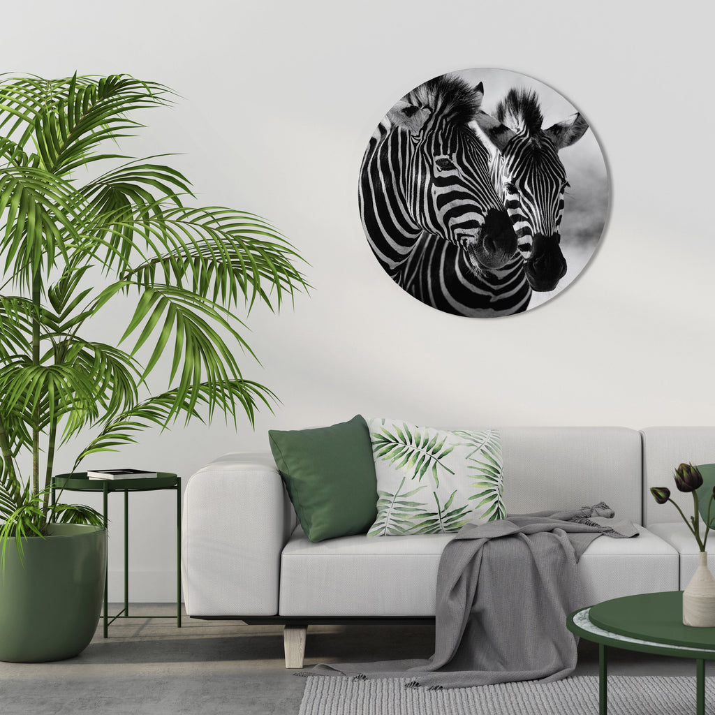 STRIPED SYMPHONY Quadro Redondo Decorativo