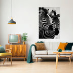 STRIPED SYMPHONY Poster Vertical Autocolante