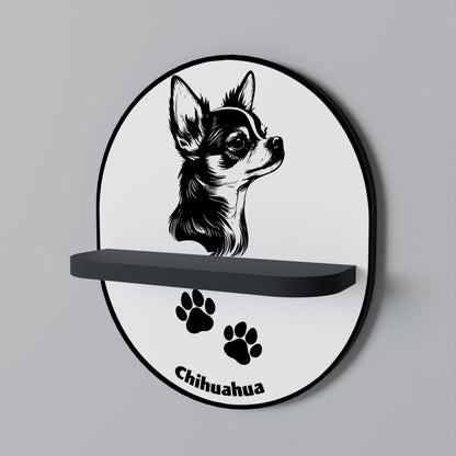CHIHUAHUA DOG Prateleira Artística
