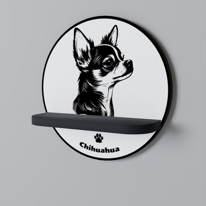 CHIHUAHUA DOG Prateleira Artística