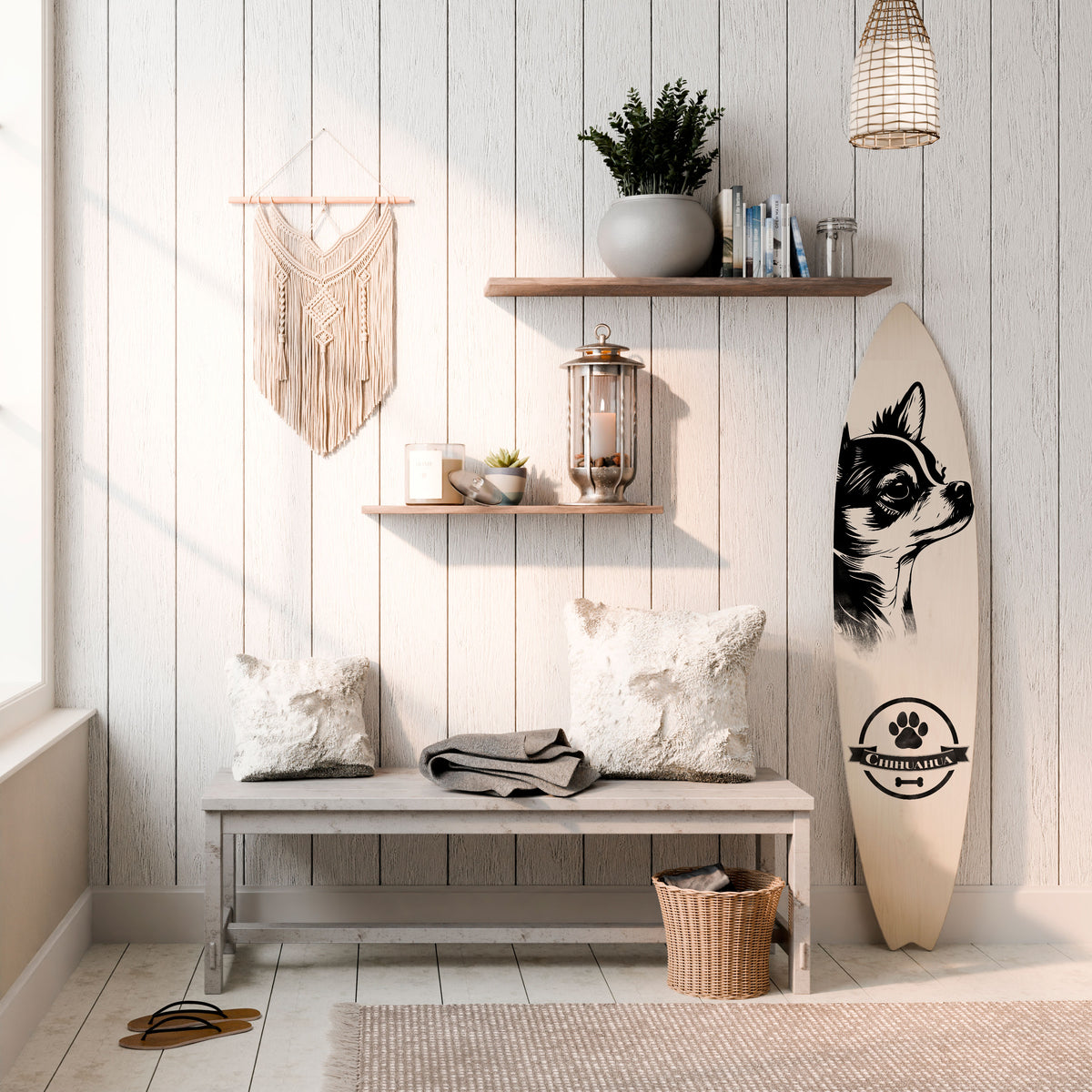 CHIHUAHUA DOG Surfboard Decorative Panel