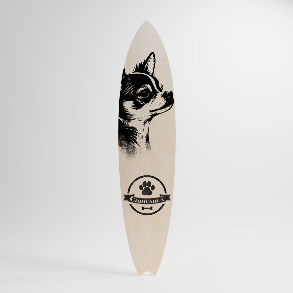 CHIHUAHUA DOG Decorative Plywood Surfboard