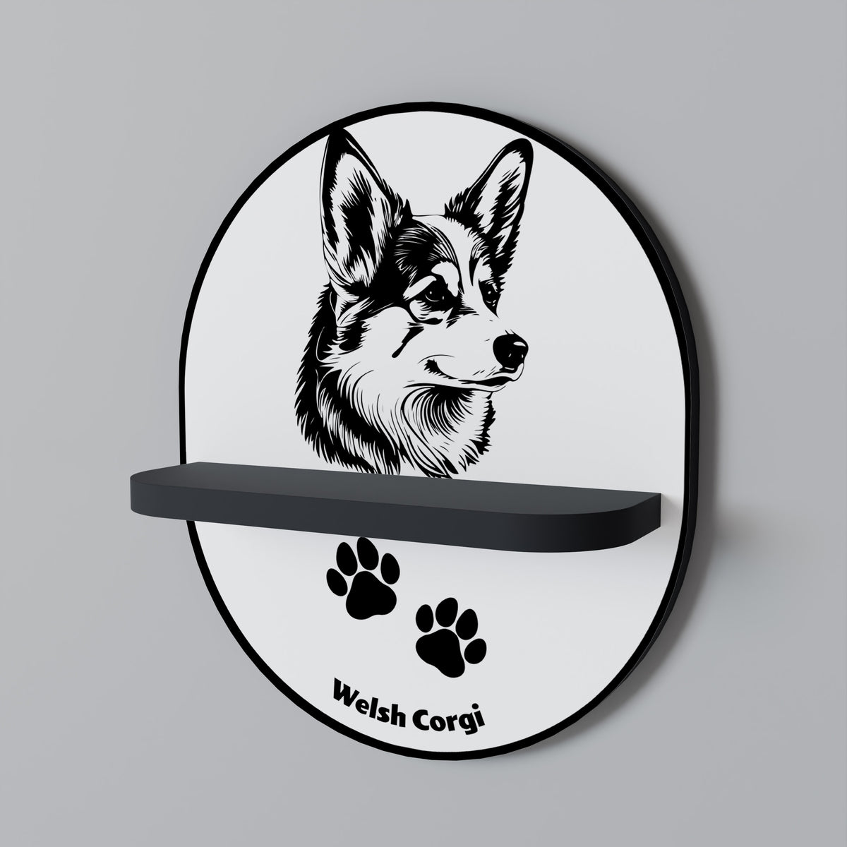 WELSH CORGI PEMBROKE Prateleira Artística